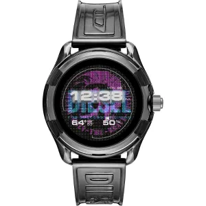 Diesel Fadelite Grey Transparent Silicone Strap Strap Full Colour Display Dial Unisex Smartwatch - Diesel DZT 2018