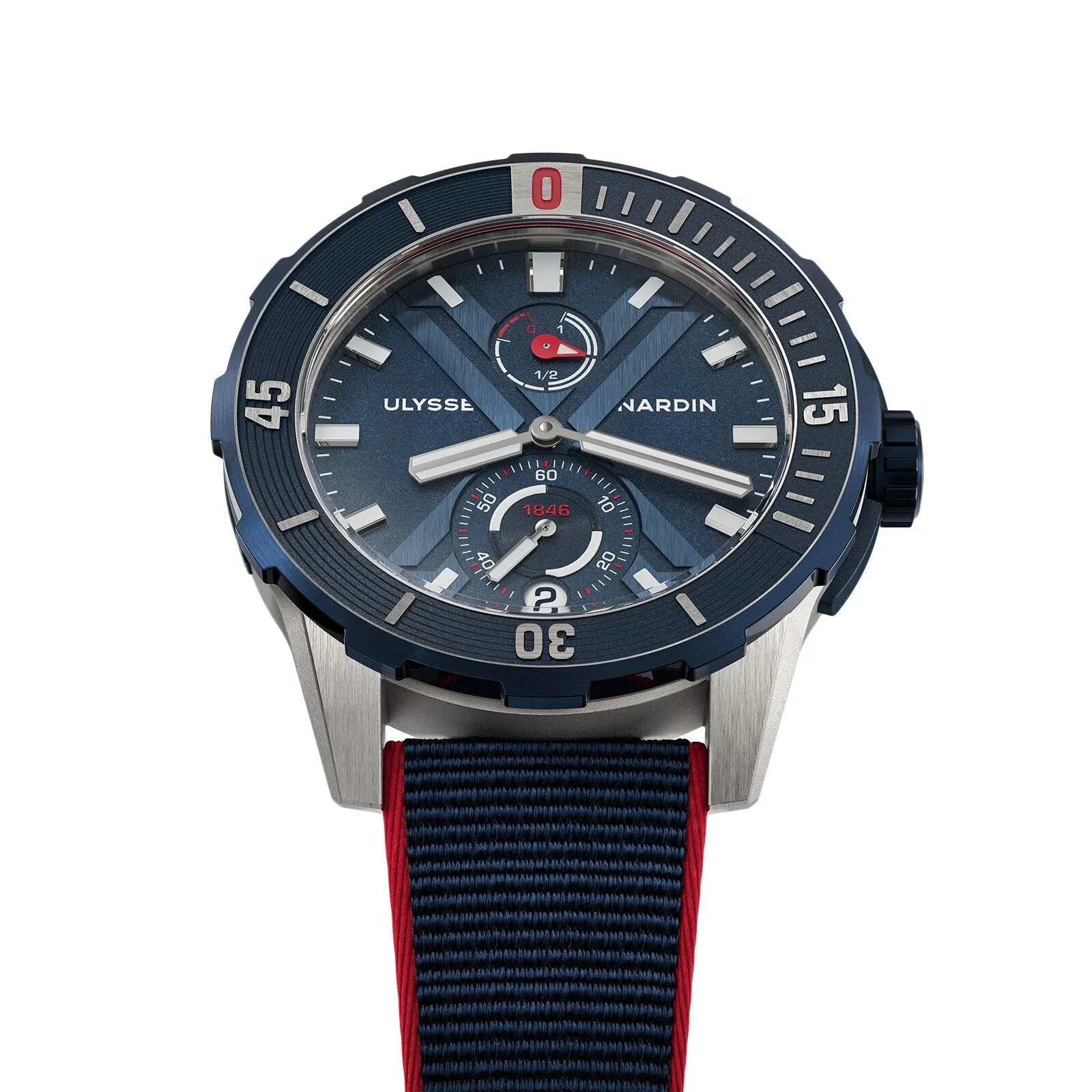 DIVER X NEMO POINT 44MM BRUSHED TITANIUM
