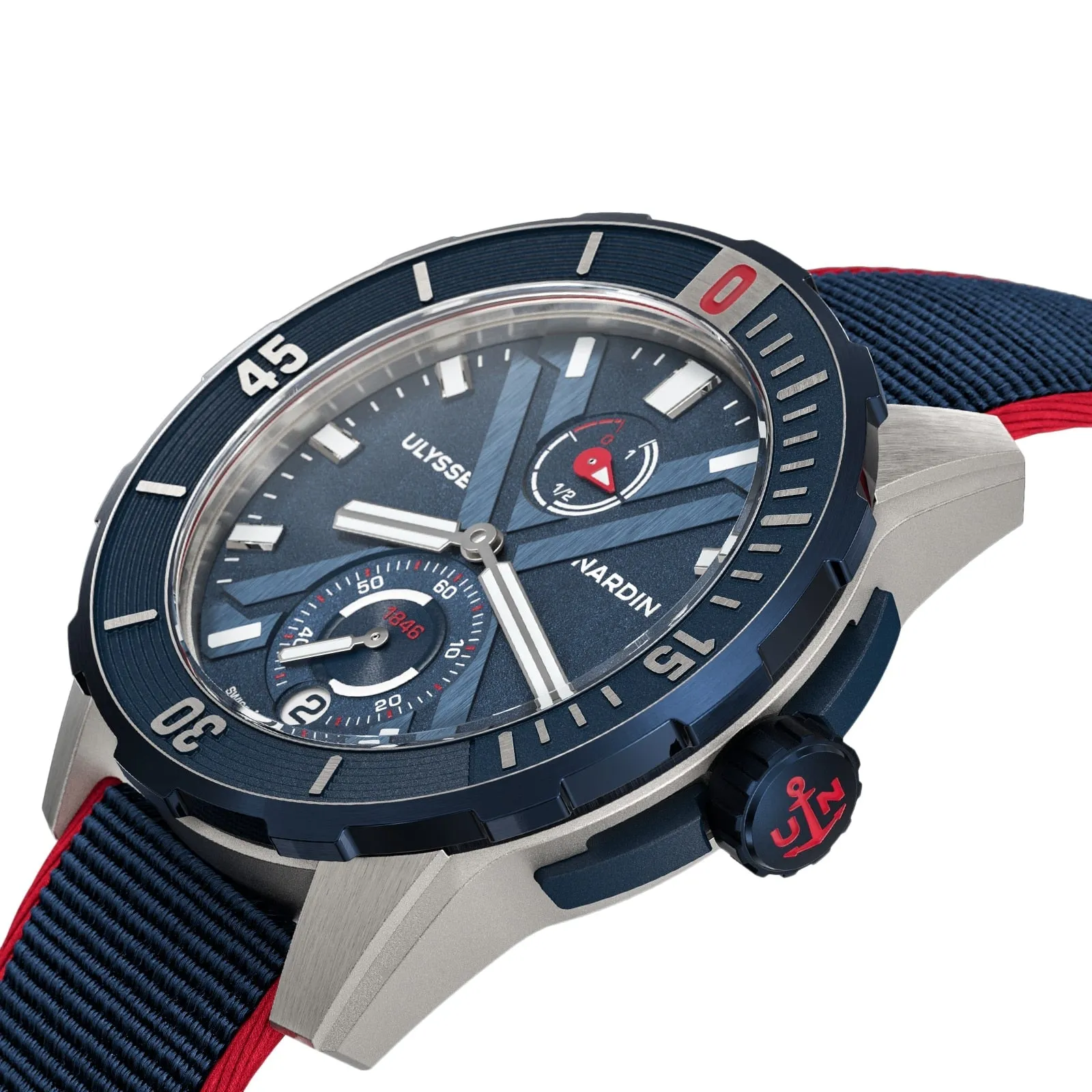 DIVER X NEMO POINT 44MM BRUSHED TITANIUM