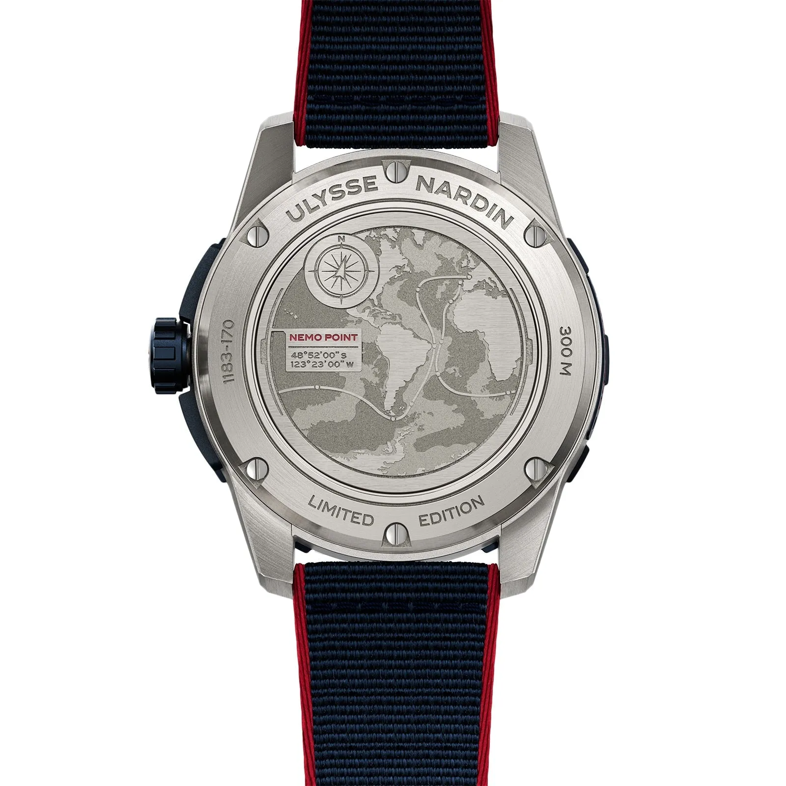 DIVER X NEMO POINT 44MM BRUSHED TITANIUM