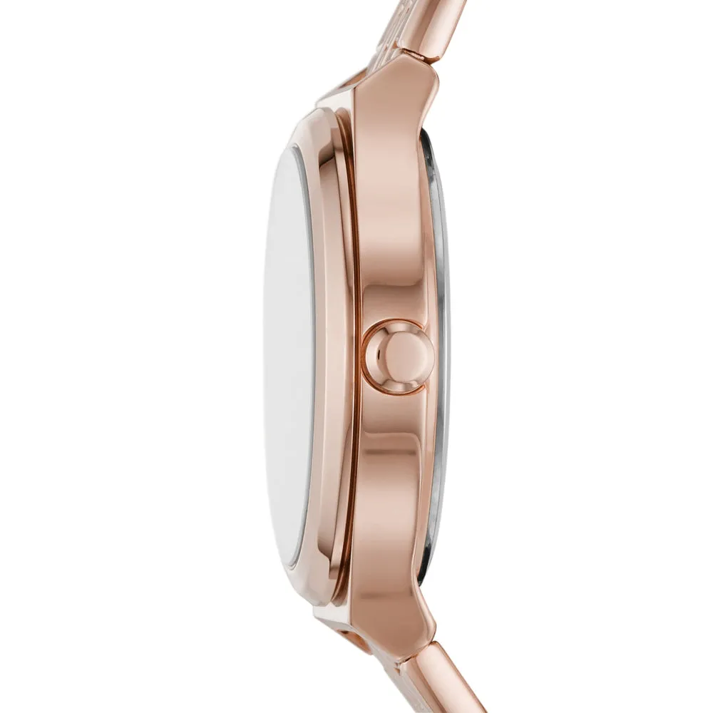 DKNY Parsons Rose Gold-Tone Stainless Steel Womens Watch