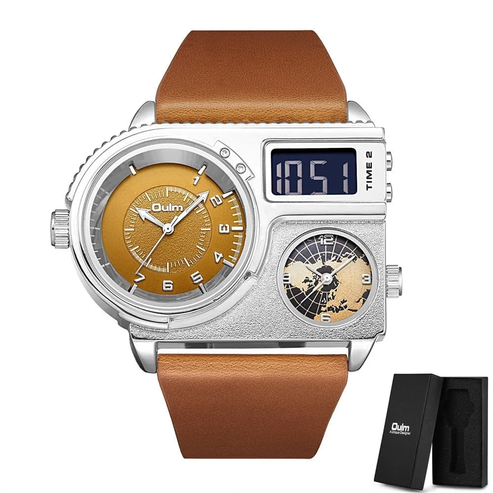 Dual Display Watch, Two Time Zone