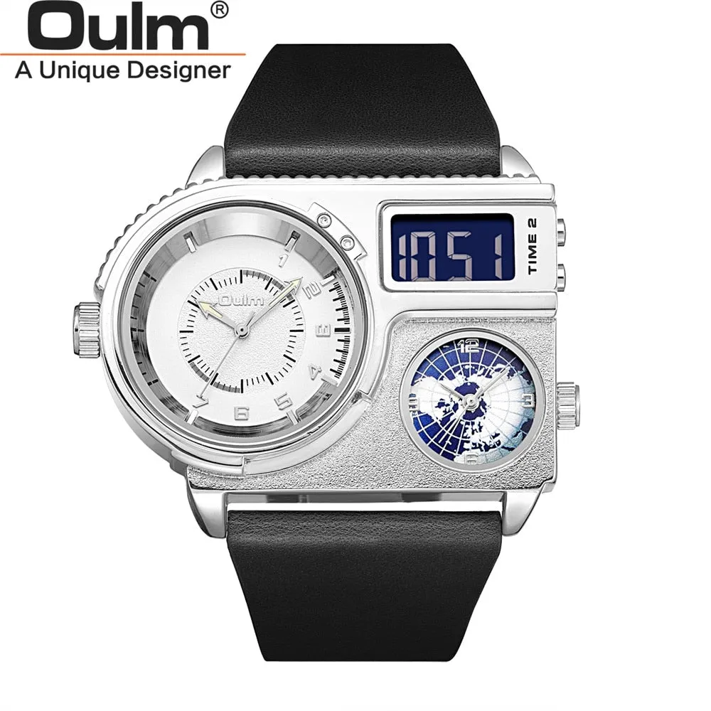 Dual Display Watch, Two Time Zone