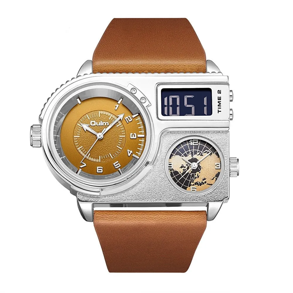Dual Display Watch, Two Time Zone