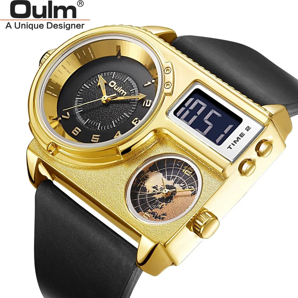 Dual Display Watch, Two Time Zone