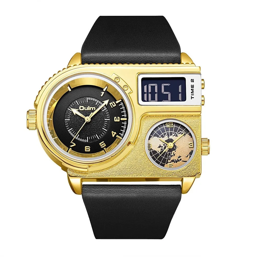Dual Display Watch, Two Time Zone