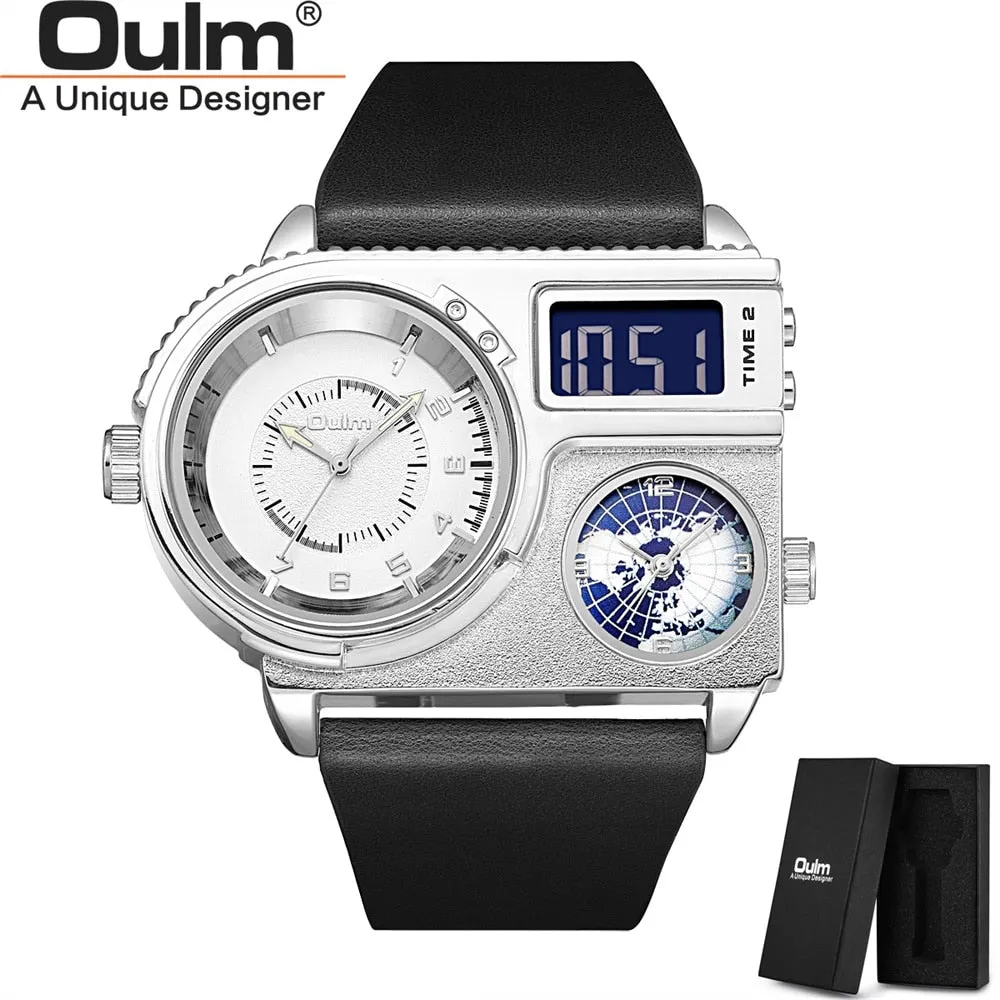 Dual Display Watch, Two Time Zone
