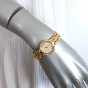 Ebel Beluga 18k Gold 24mm Diamond Bezel Watch 866969