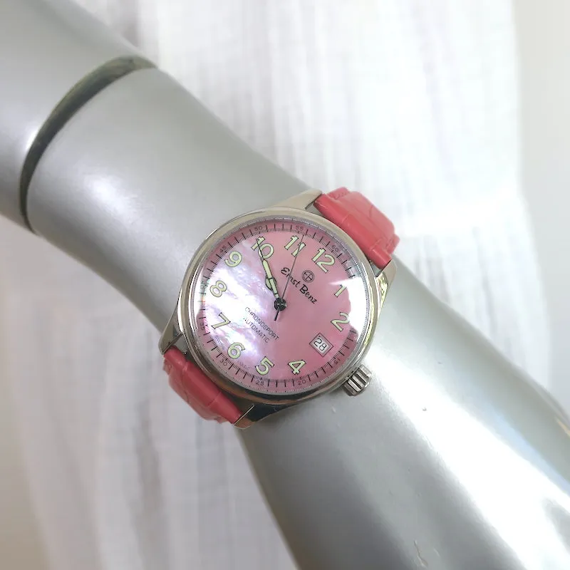 Ernst Benz Chronosport GC30233 Pink Mother of Pearl Stainless Steel Watch