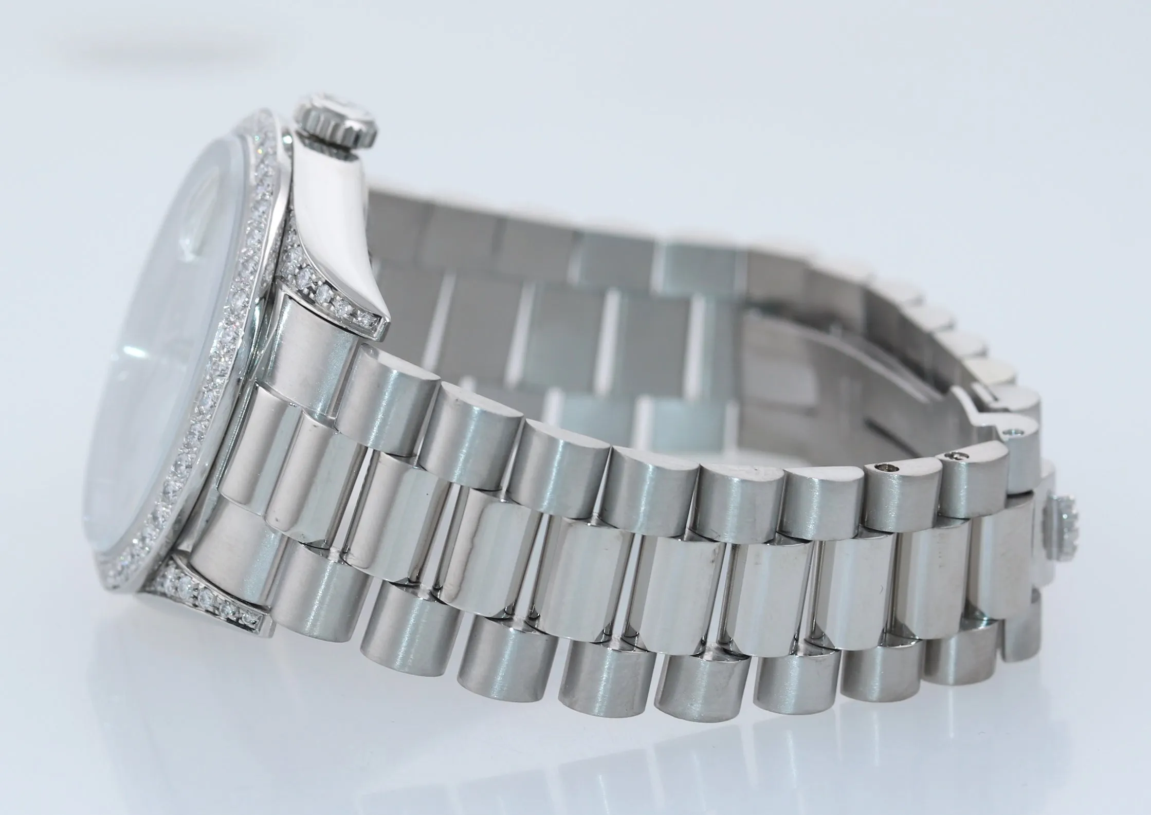 FACTORY Rolex Day-Date President 18296 Diamond Lugs Bezel 36 Platinum Watch Box