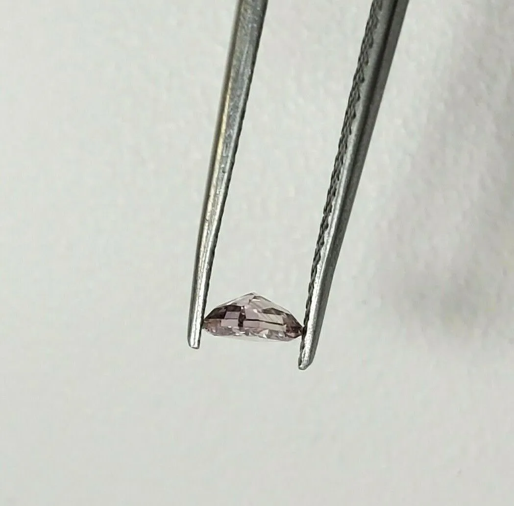 Fancy Pink 0.31 CT Loose Diamond Natural Color Radiant Cut GIA Certified