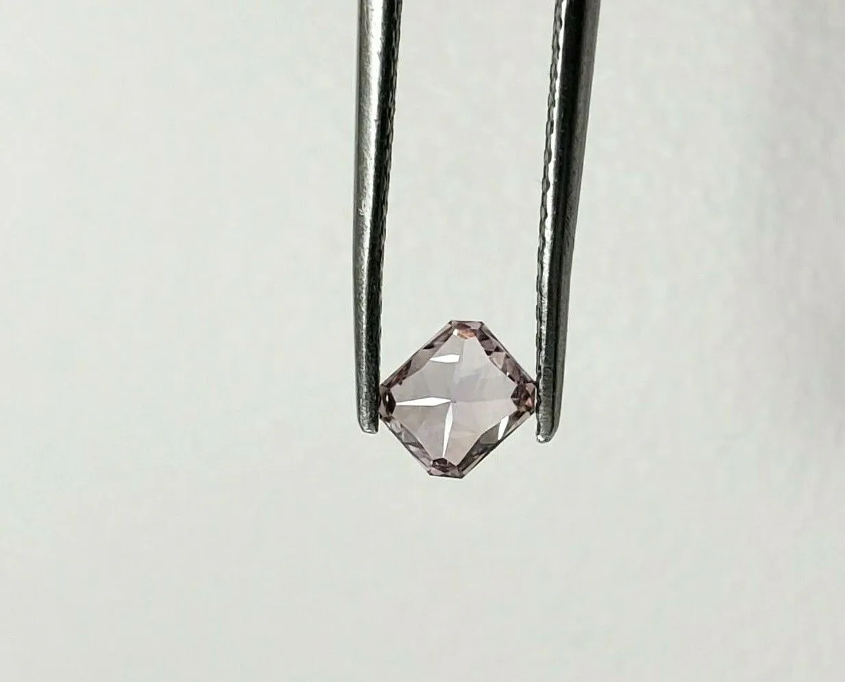 Fancy Pink 0.31 CT Loose Diamond Natural Color Radiant Cut GIA Certified