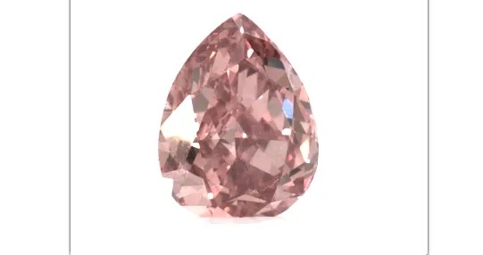 Fancy Pink Diamond 0.60CT VS1 Natural Loose Pear Cut GIA Certified Rare Color
