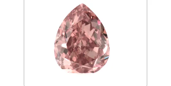 Fancy Pink Diamond 0.60CT VS1 Natural Loose Pear Cut GIA Certified Rare Color