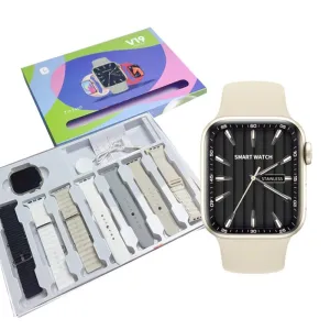 Fitness Tracker V19 Classic Smart Watch 7-in-1 Combo