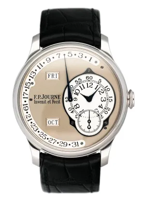 F.P.Journe Octa Calendrier 38mm Silver Dial Platinum Mens Watch Box Papers