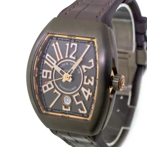 Franck Muller Vanguard 41mm Titanium and Rose Gold Grey Dial V41 SC DT TT BR 5N