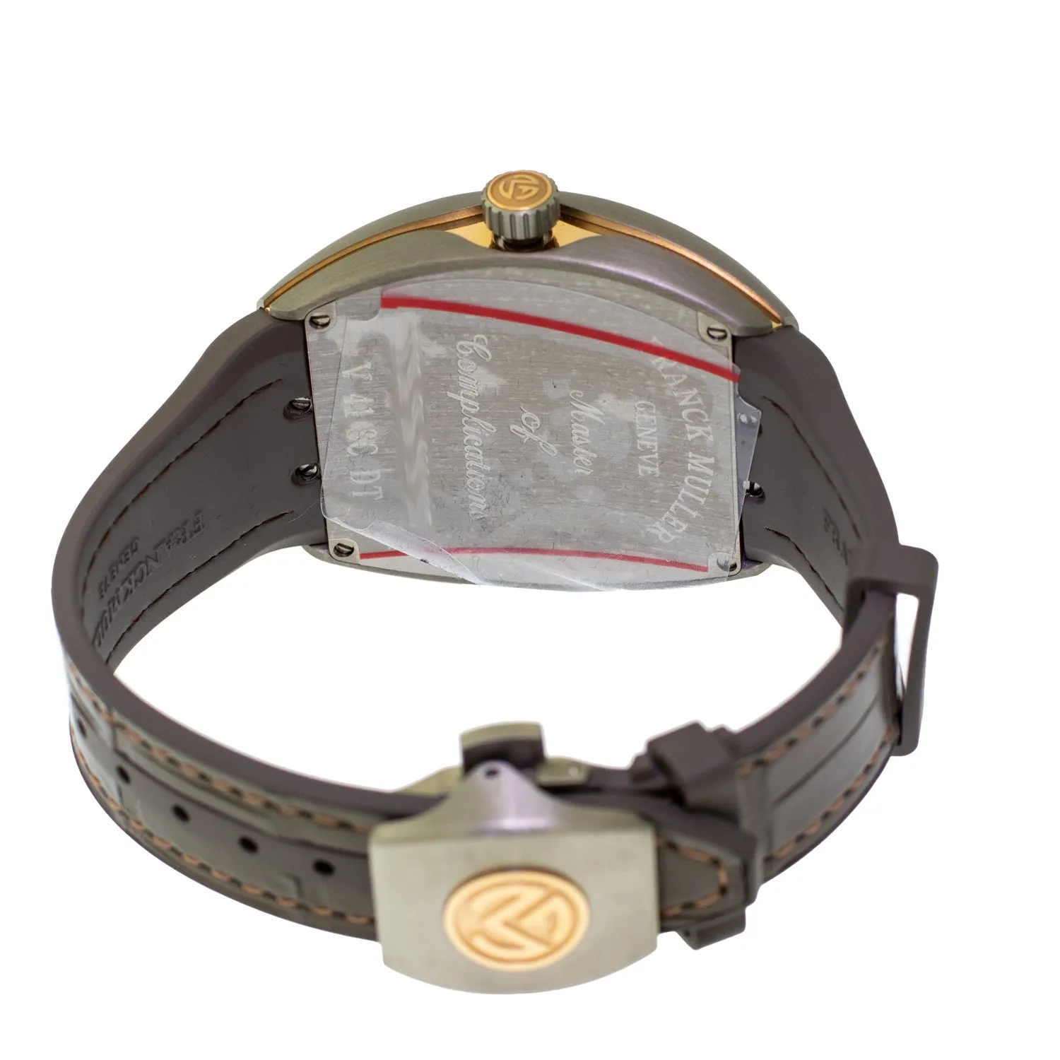 Franck Muller Vanguard 41mm Titanium and Rose Gold Grey Dial V41 SC DT TT BR 5N