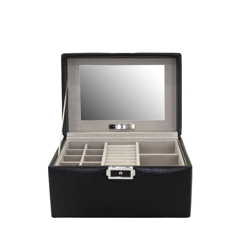 Friedrich23 Milan jewelry door with Black 20142-2 handle