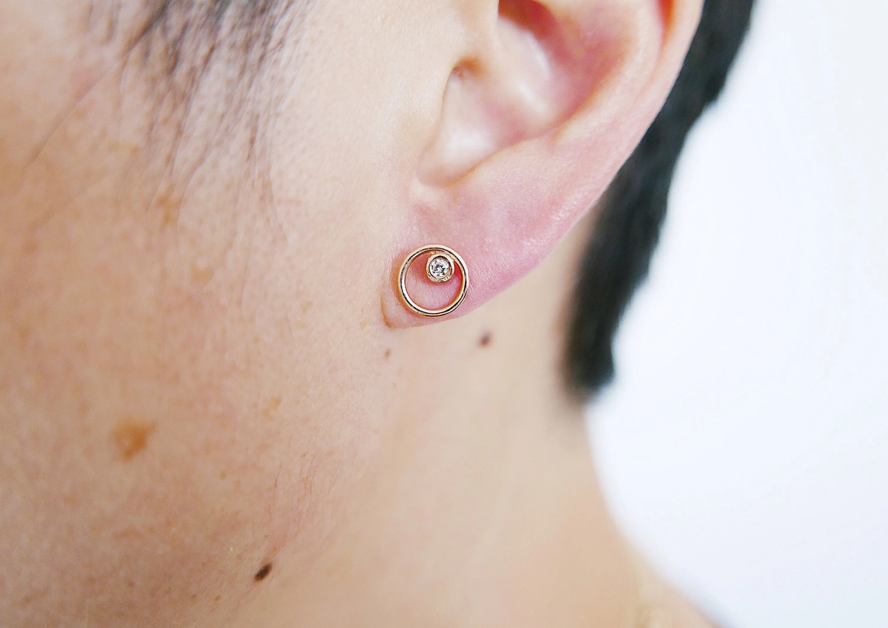 Full Circle Diamond Earrings