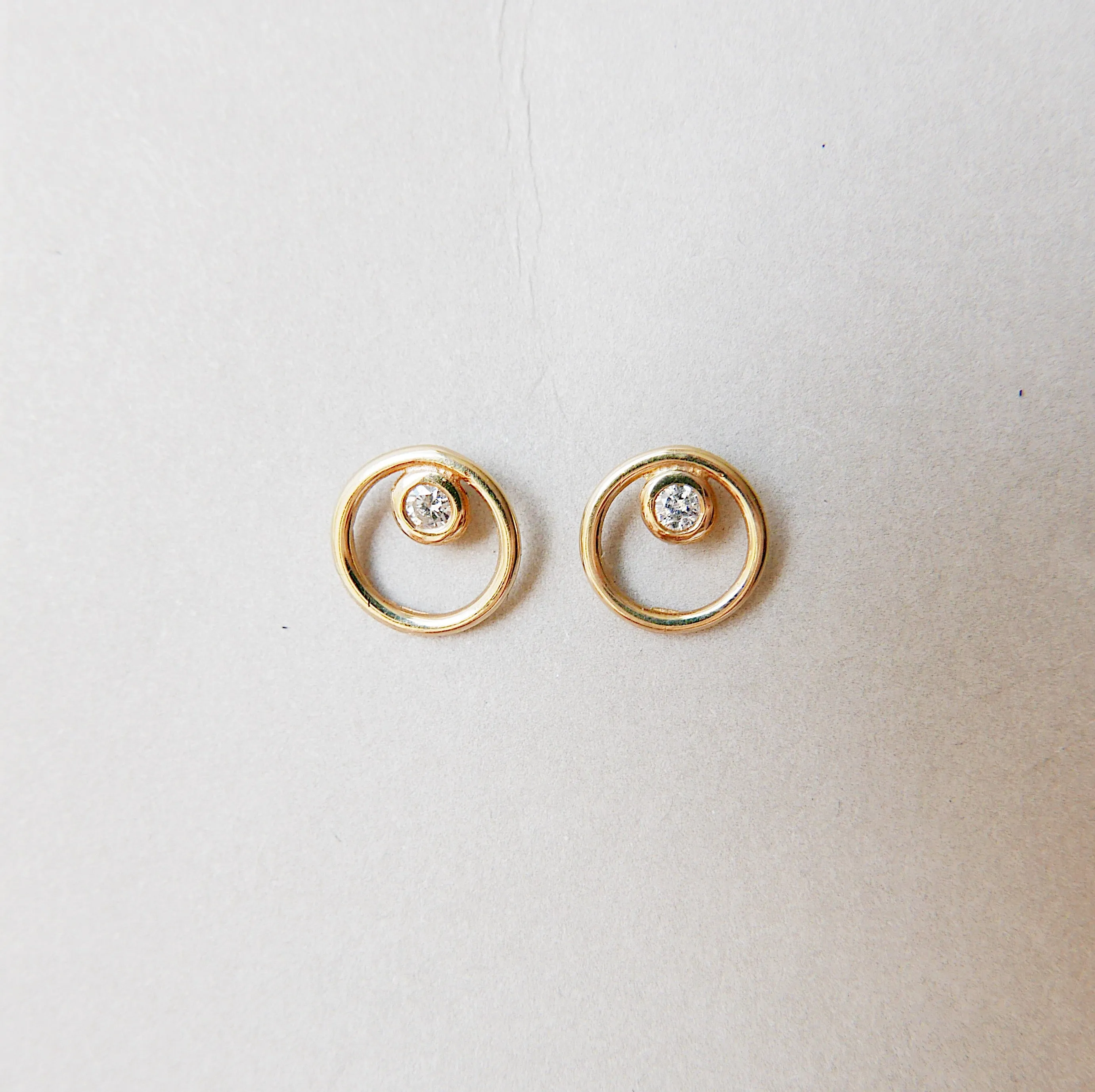 Full Circle Diamond Earrings