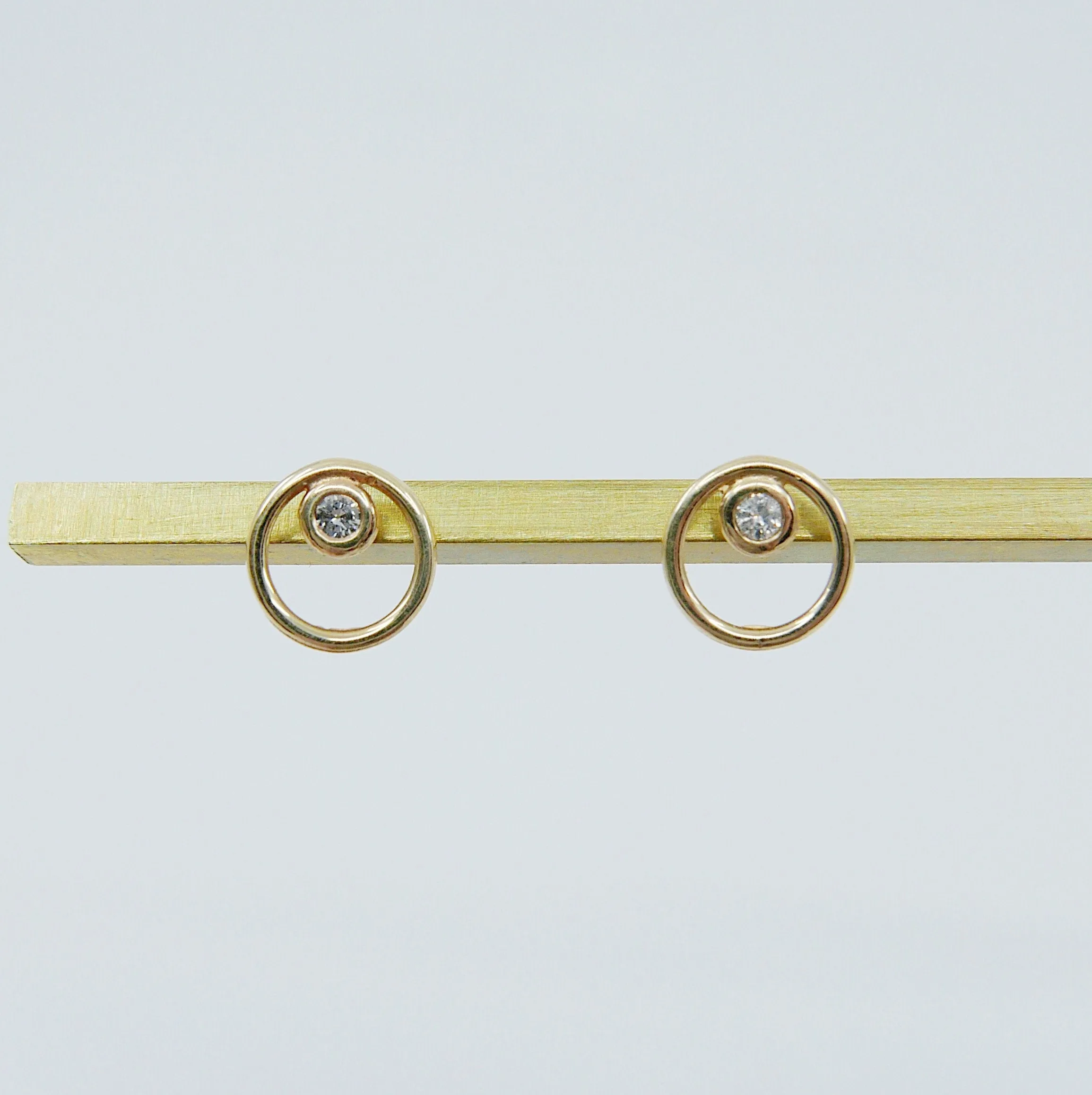 Full Circle Diamond Earrings