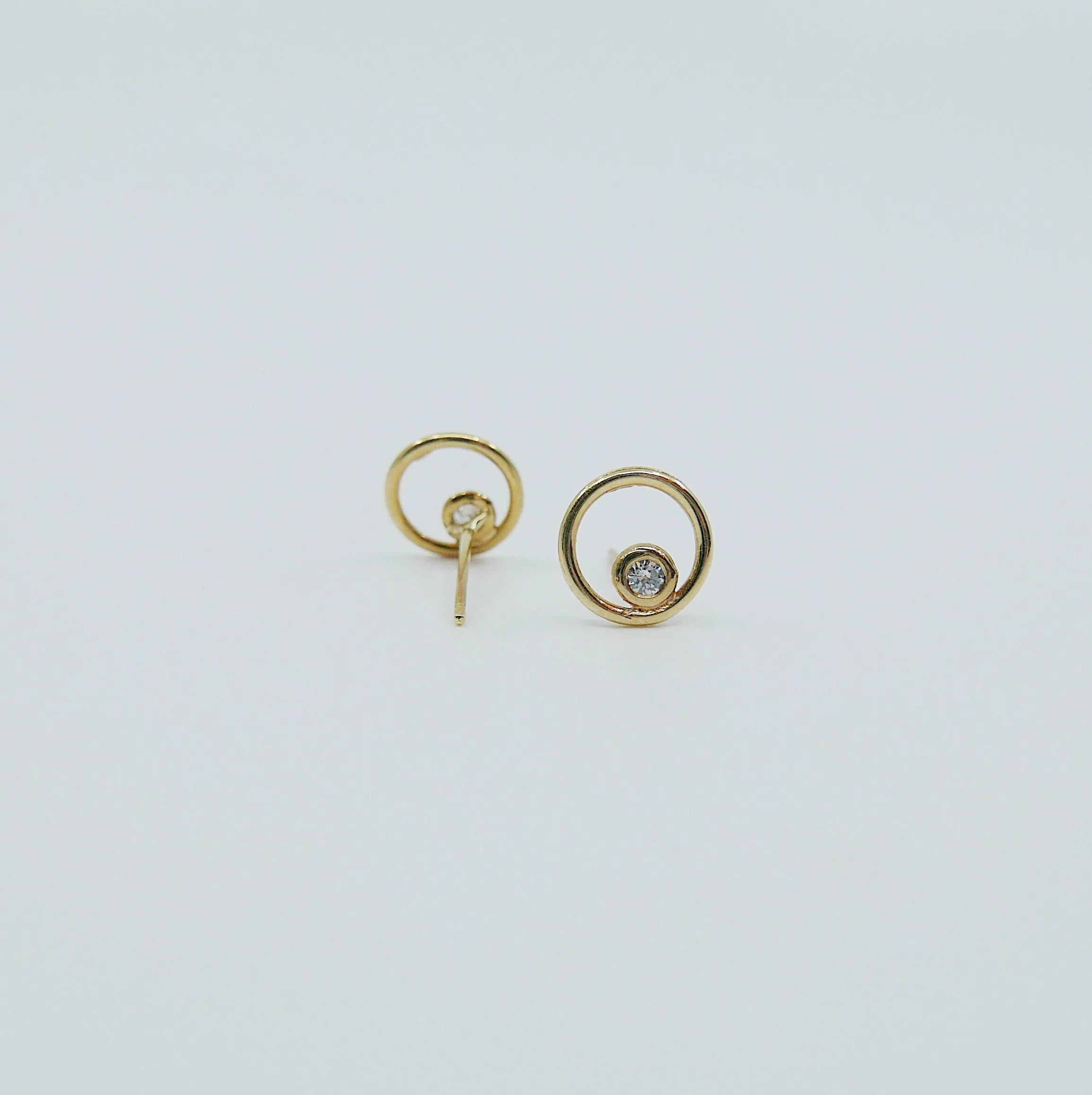 Full Circle Diamond Earrings