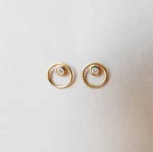 Full Circle Diamond Earrings