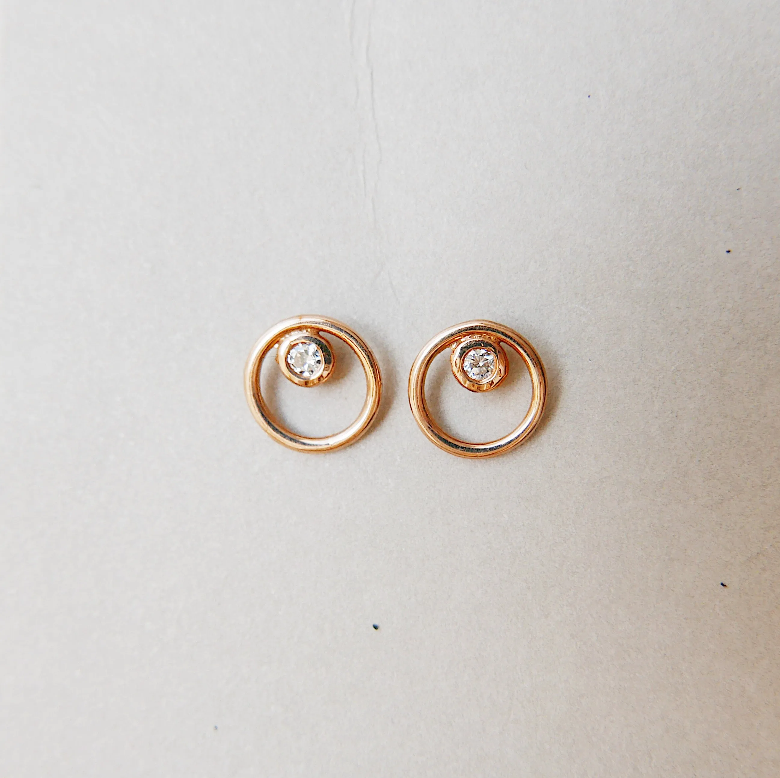 Full Circle Diamond Earrings