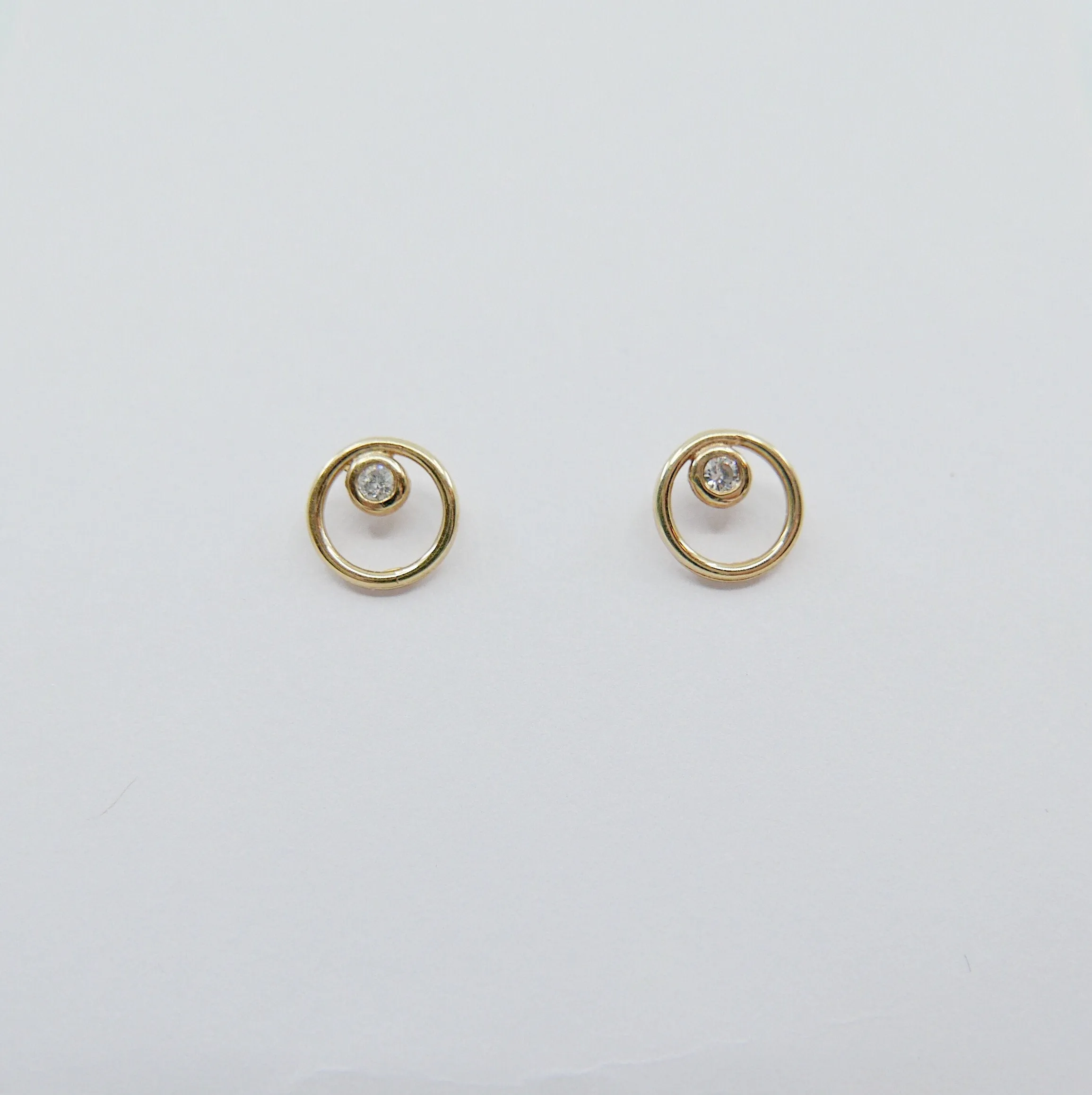 Full Circle Diamond Earrings