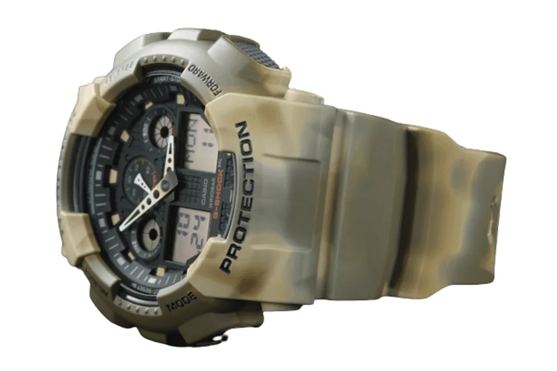 G-Shock Camouflage Analog-Digital Sport Men's Watch GA100MM-5A