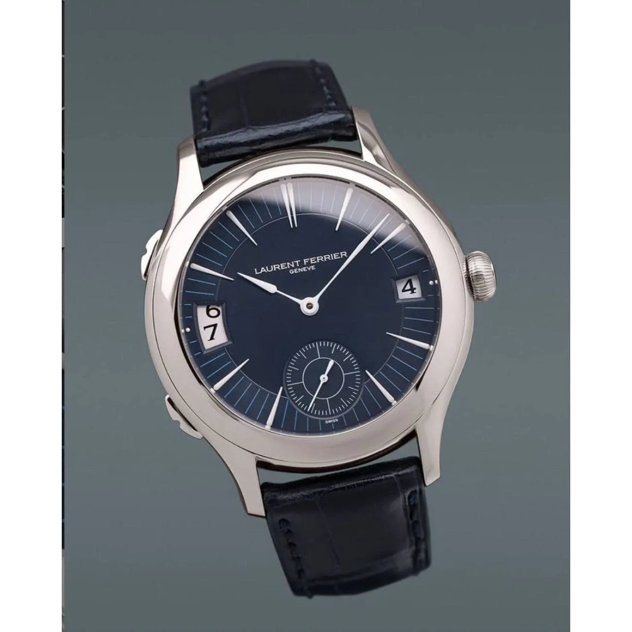 Galet Traveller Blue Dial