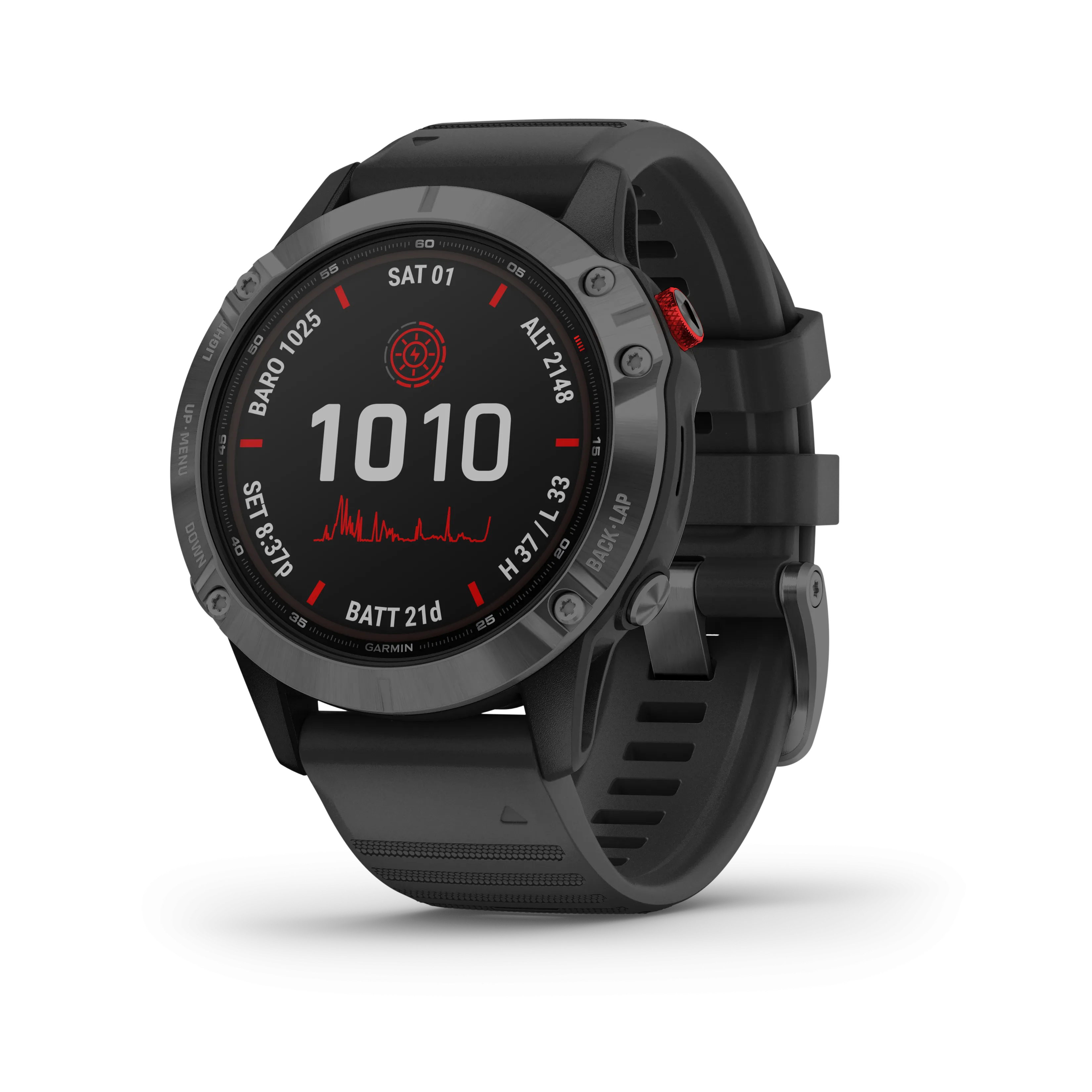 Garmin Fenix 6 Pro Solar Premium Multisport GPS Watches with Pulse OX, Routable Maps and Music Smartwatch