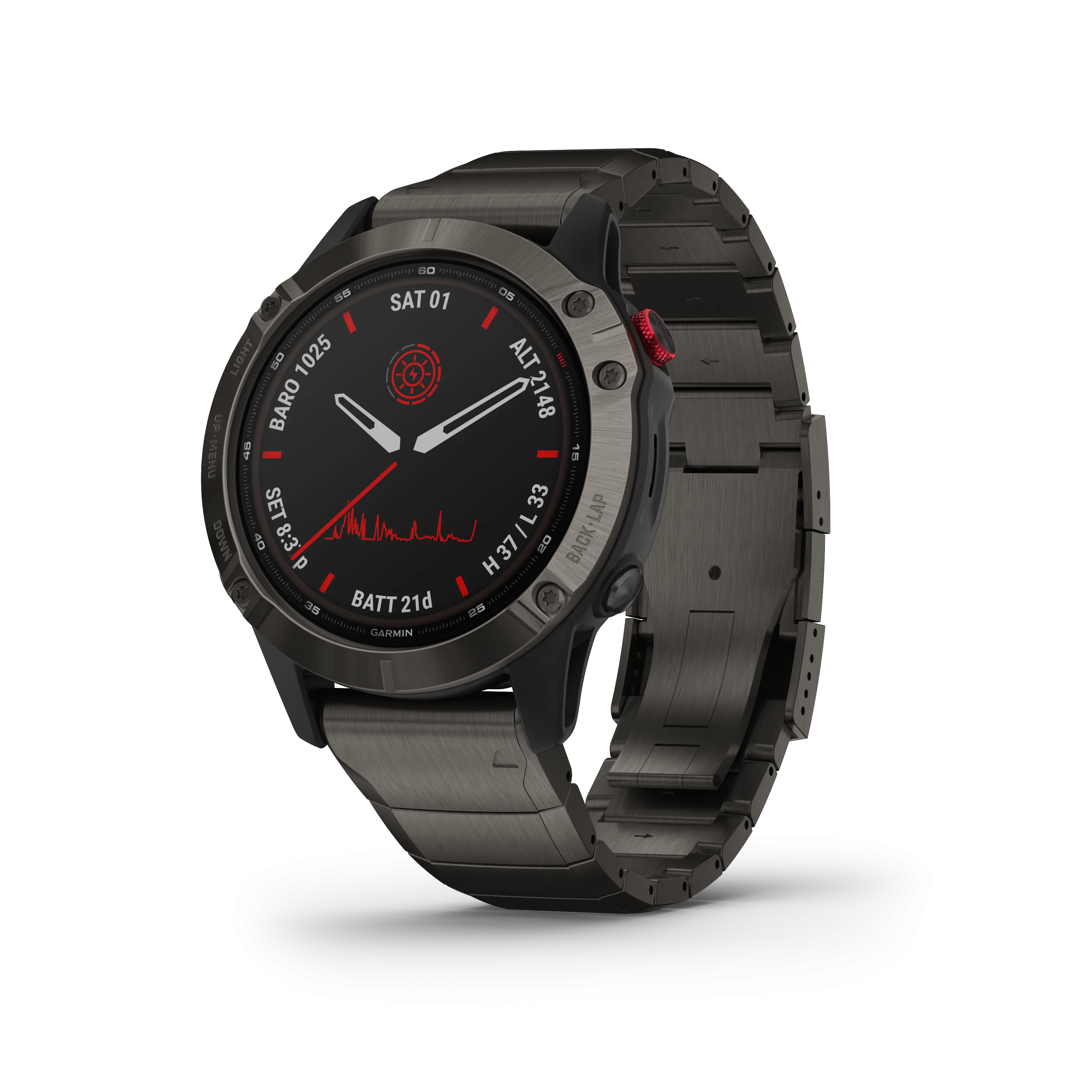 Garmin Fenix 6 Pro Solar Premium Multisport GPS Watches with Pulse OX, Routable Maps and Music Smartwatch