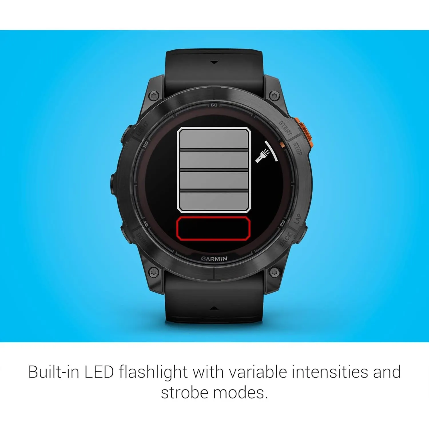 Garmin fenix 7X Pro Solar, Glass, Slate Gray Steel, Black   2 Year Warranty Pack