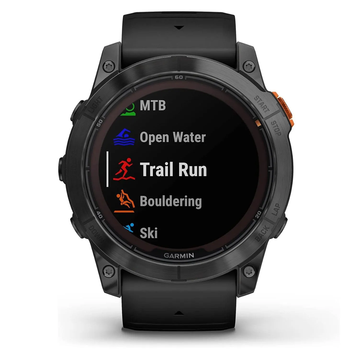 Garmin fenix 7X Pro Solar, Glass, Slate Gray Steel, Black   2 Year Warranty Pack