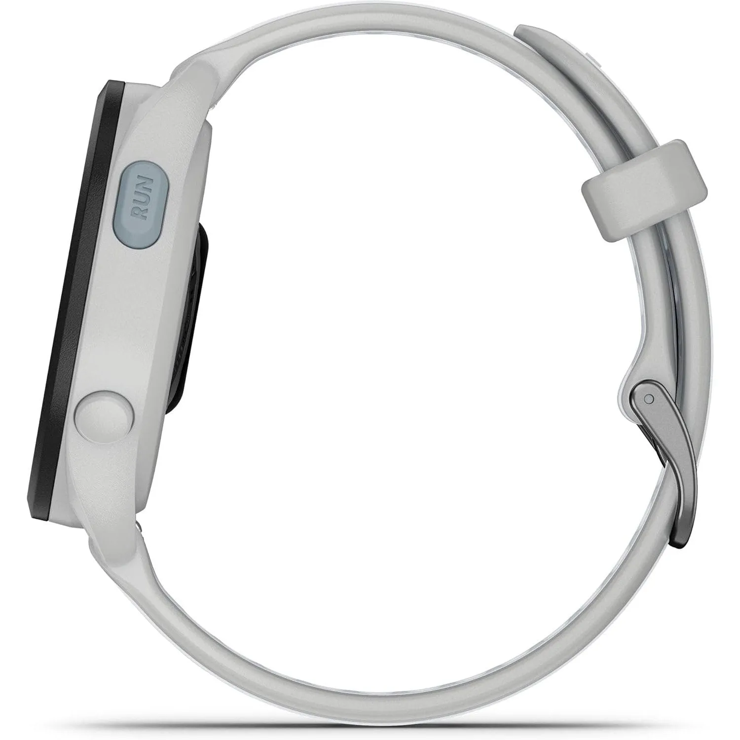 Garmin Forerunner 165 Music Smart Sport Watch M.Gray  Whitestone  HRM 200 (M-XL) Bundle