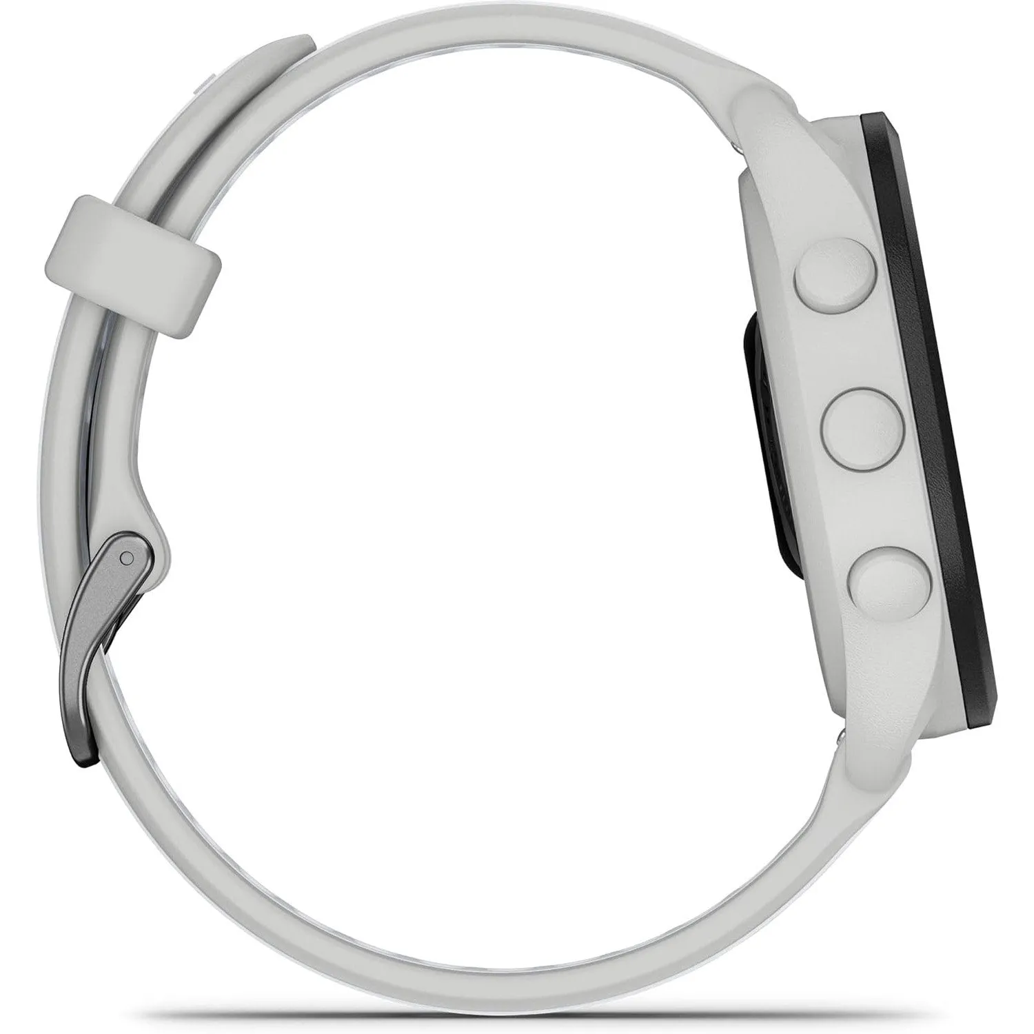 Garmin Forerunner 165 Music Smart Sport Watch M.Gray  Whitestone  HRM 200 (M-XL) Bundle