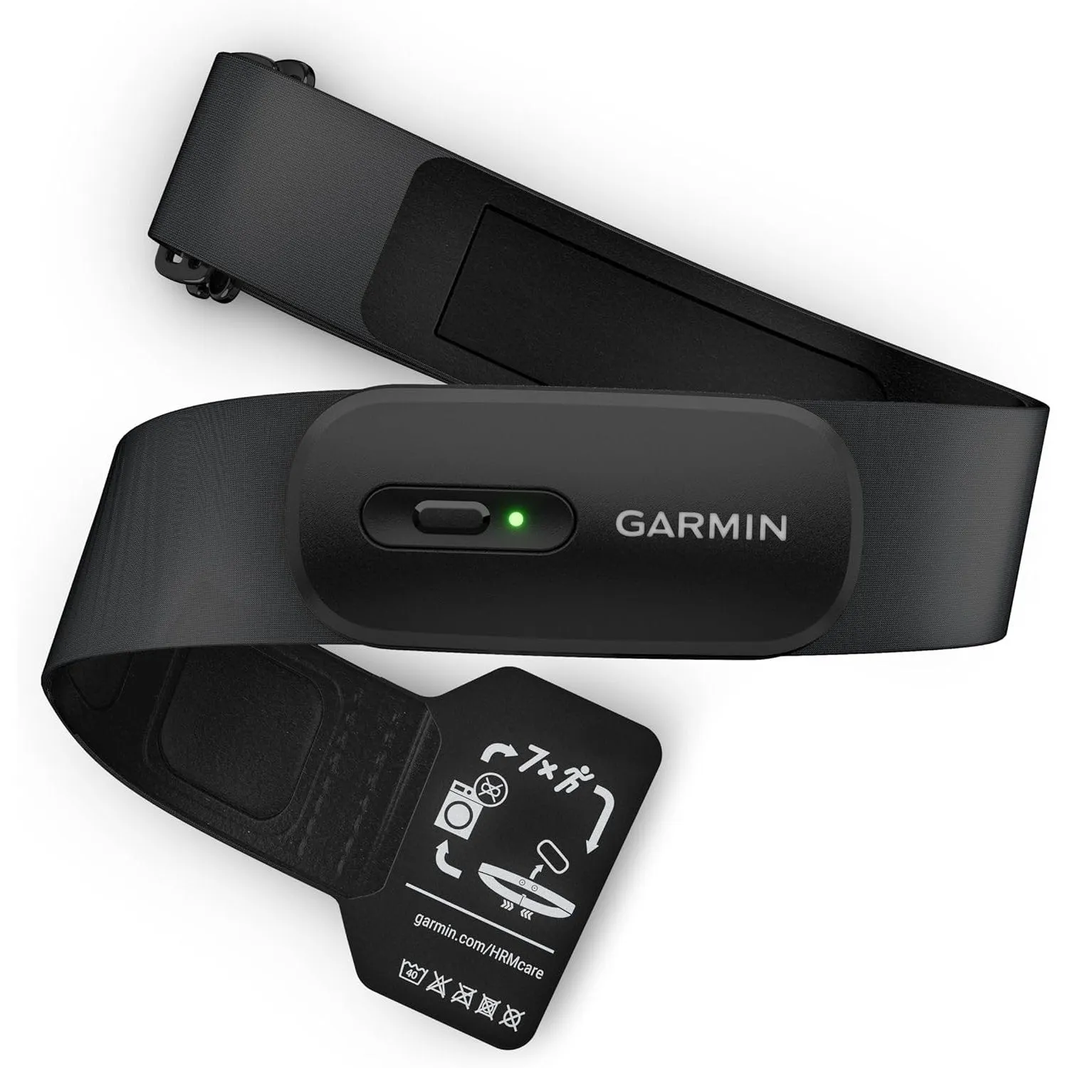 Garmin Forerunner 165 Music Smart Sport Watch M.Gray  Whitestone  HRM 200 (M-XL) Bundle