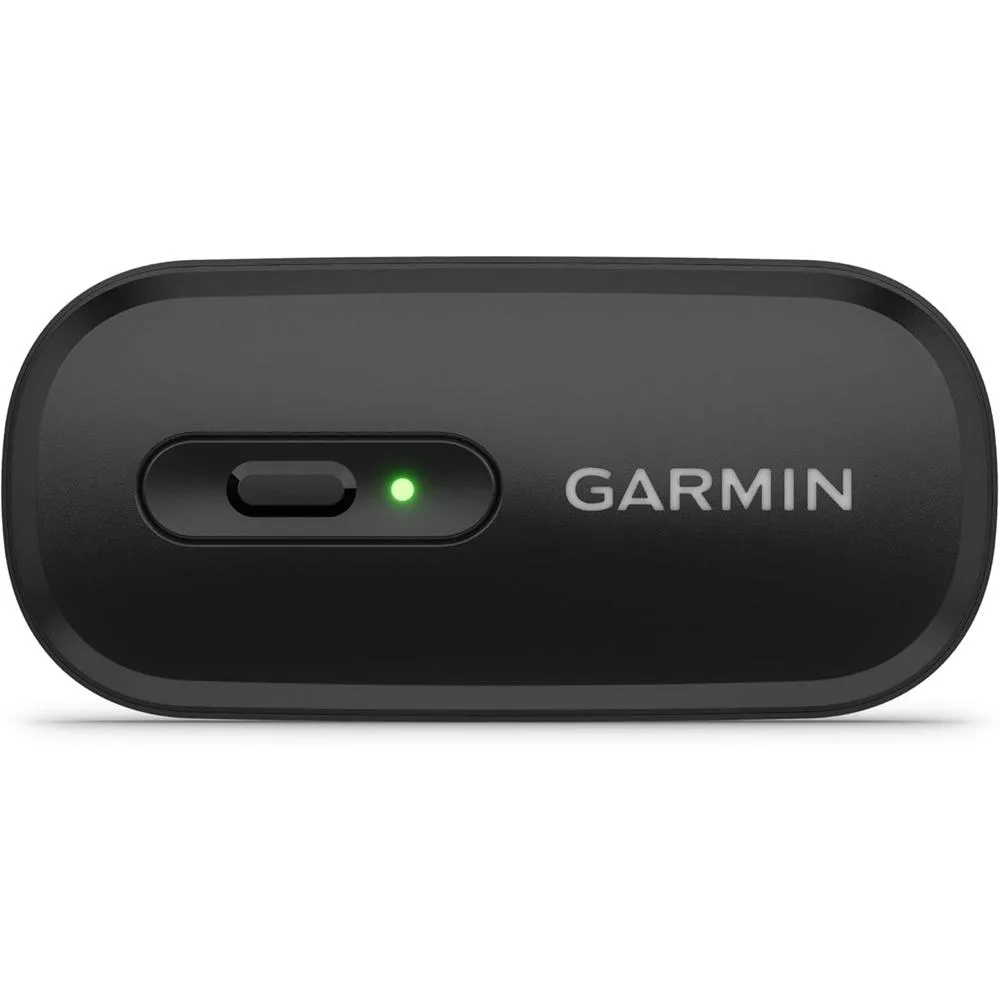 Garmin Forerunner 165 Smart Sport Watch, Mist Gray   Whitestone   HRM 200 (M-XL) Bundle