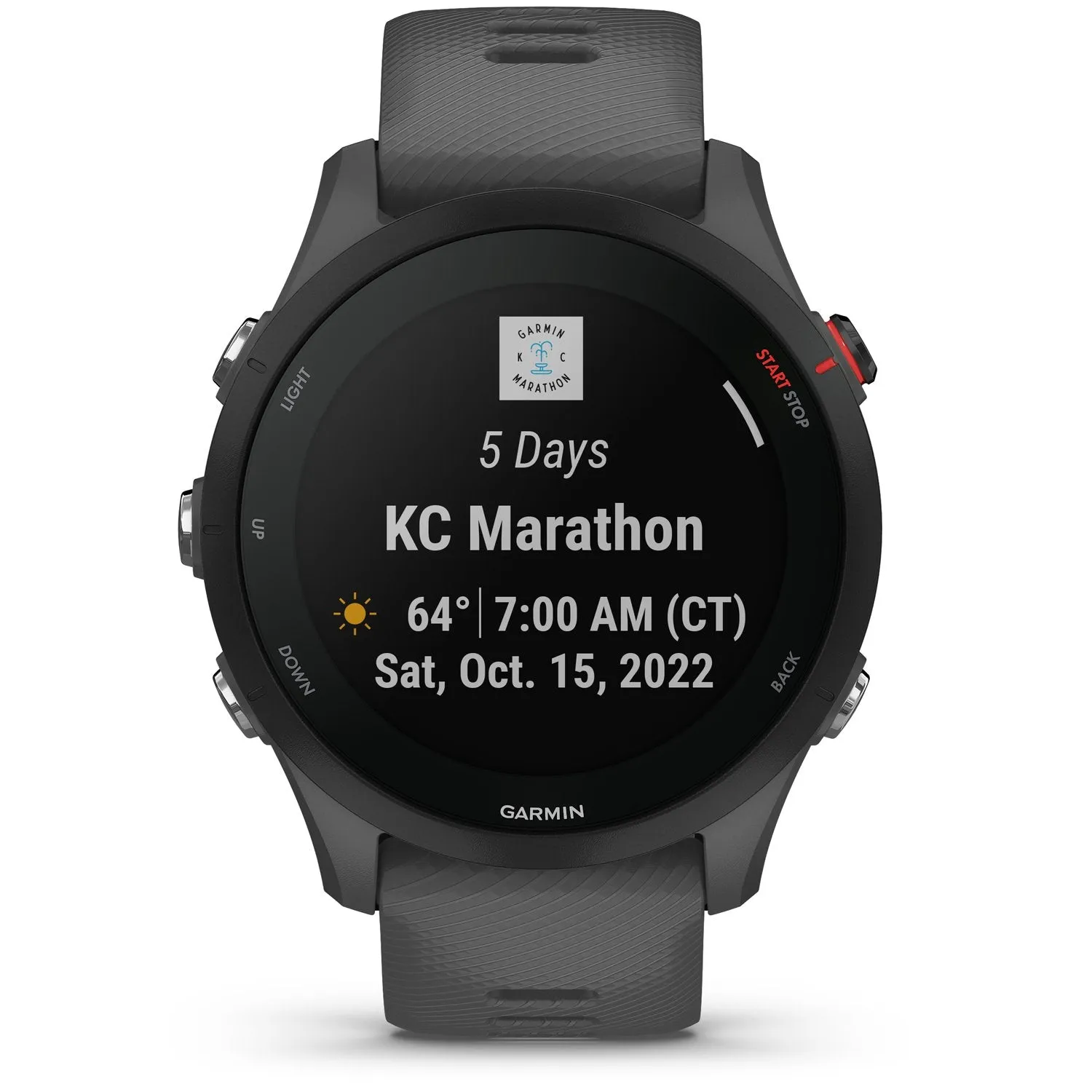 Garmin Forerunner 255 GPS Smartwatch, Slate Gray