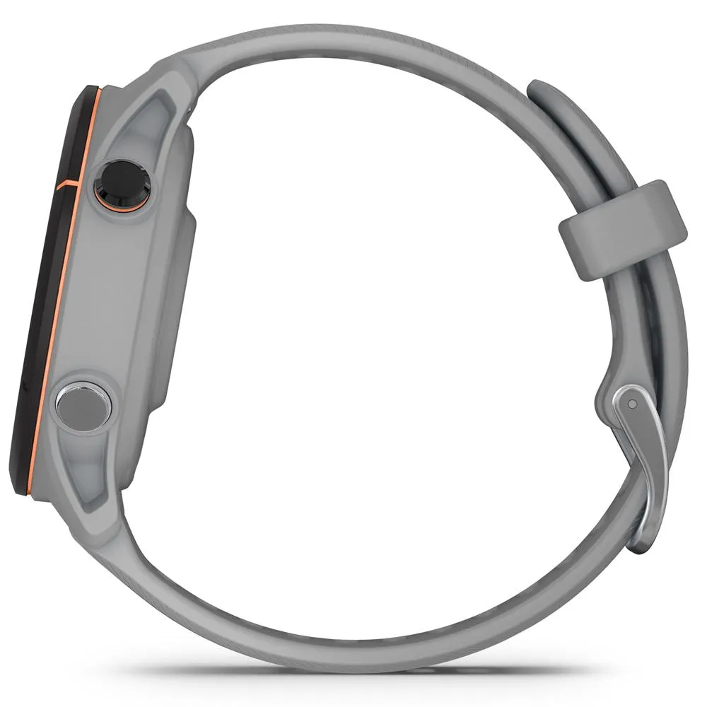 Garmin Forerunner 255S GPS Smartwatch, Powder Grey w/ Accessories Bundle