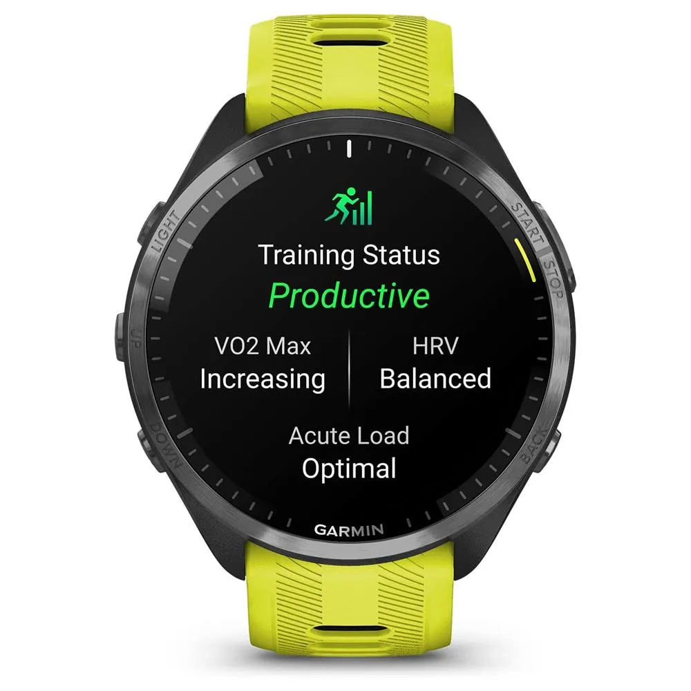 Garmin Forerunner 965 Running Smartwatch, Amp Yellow & Black w/ Accessories Bundle