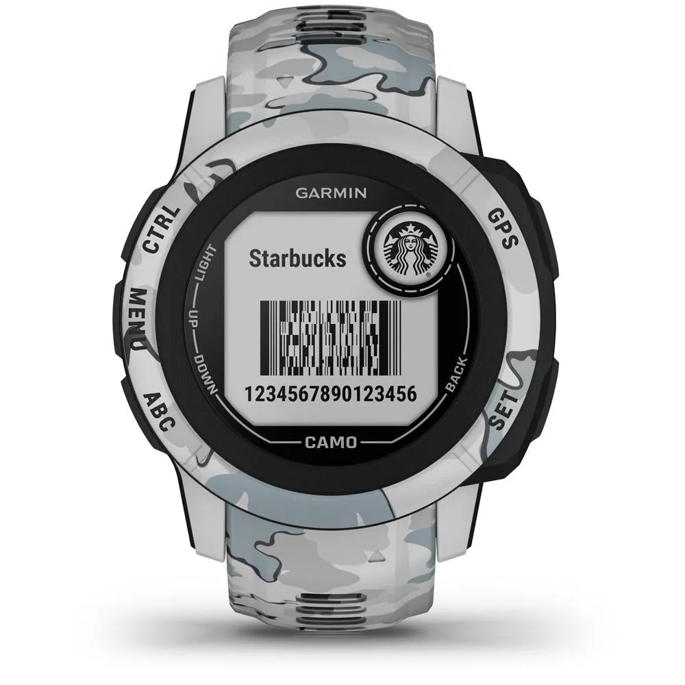 Garmin Instinct 2S Rugged Outdoor Smartwatch Camo Edition Mist Camo   Warranty