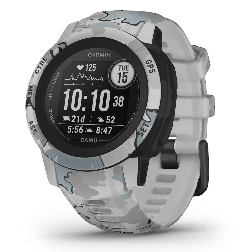 Garmin Instinct 2S Rugged Outdoor Smartwatch Camo Edition Mist Camo   Warranty