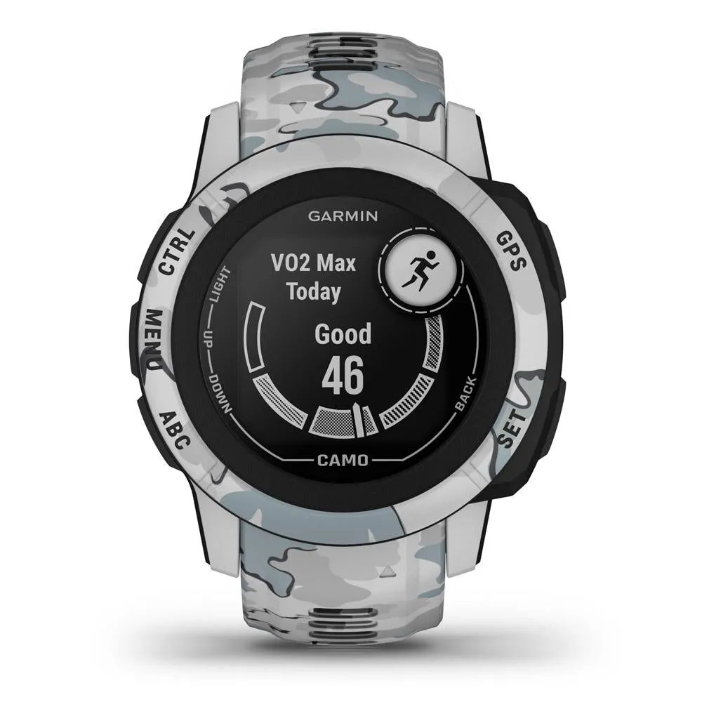 Garmin Instinct 2S Rugged Outdoor Smartwatch Camo Edition Mist Camo   Warranty