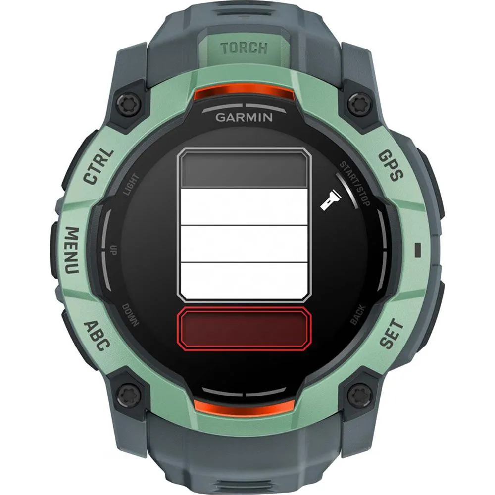 Garmin Instinct 3 50mm GPS Smartwatch, AMOLED   Wearable Light   2 Yr Warranty Bundle