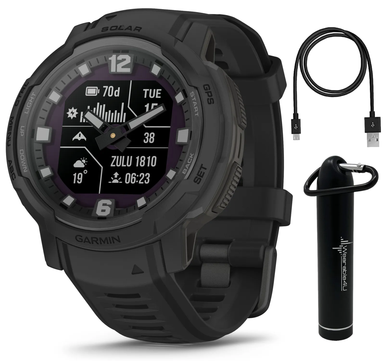 Garmin Instinct Crossover Series Hybrid Rugged Smartwatch