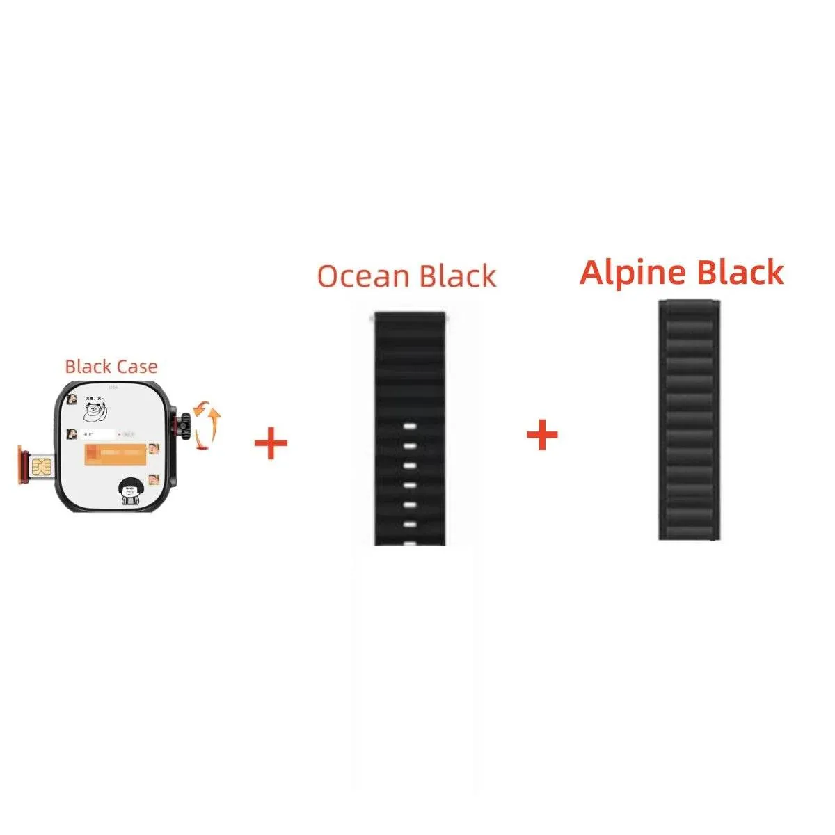 GOLDENSPIKE S10 Ultra Smartwatch 4G Android Titanium alloy 2.2inch AMOLED Screen with 8MP Camera WIFI GPS Google Play Store Smartwatch 256GB
