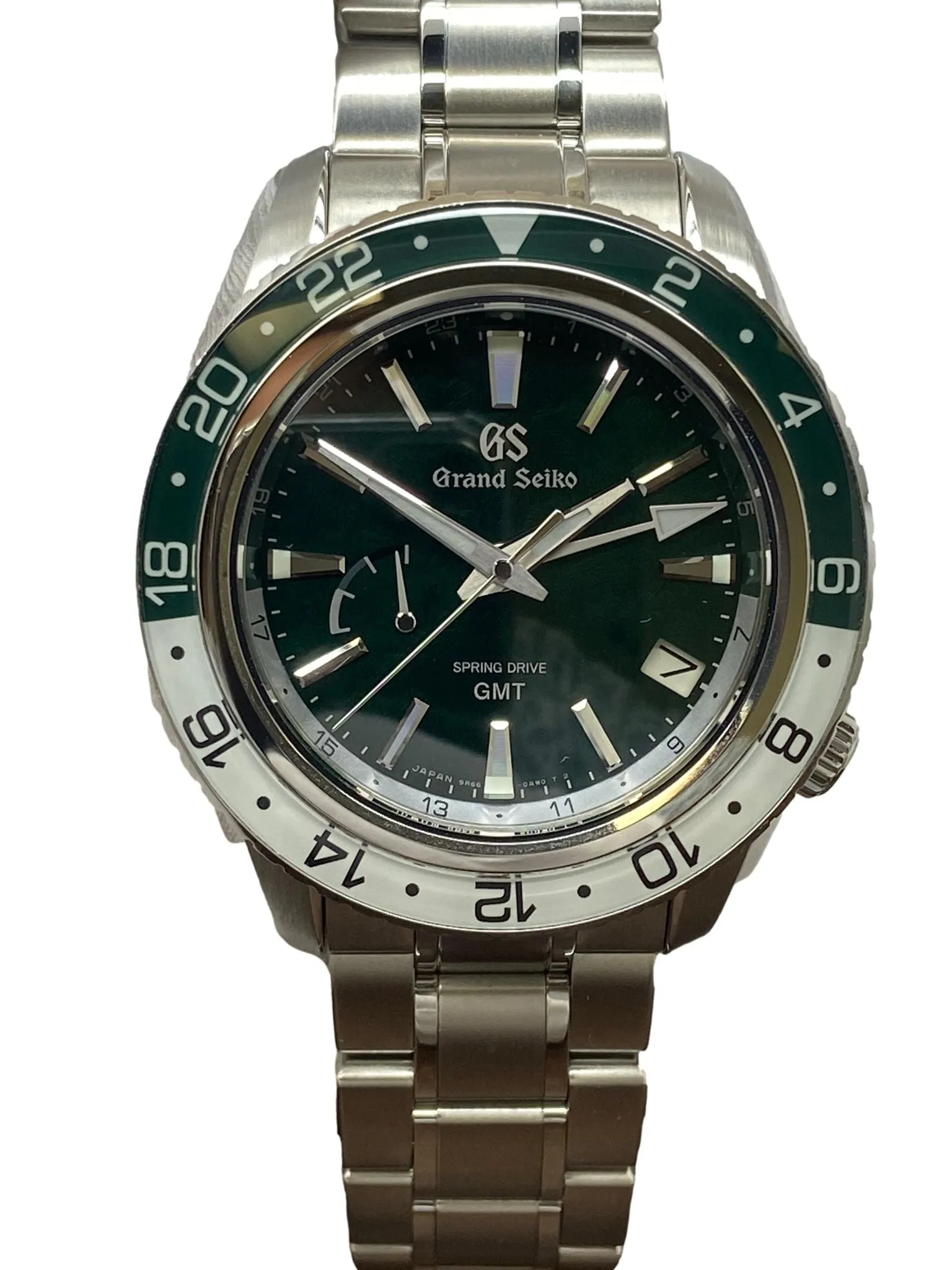 Grand Seiko Sport Collection Hotaka GMT SBGE295 Green Dial Spring Drive Men's Watch